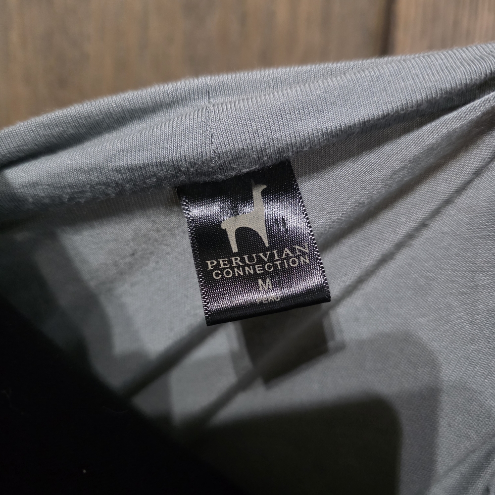 Peruvian Connection Soft Gray Midi Dress - Picture 4 of 5